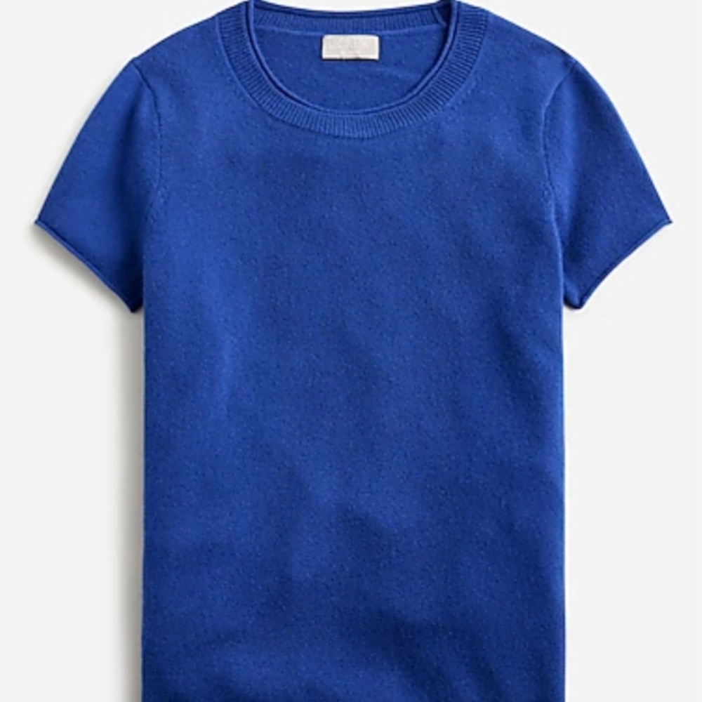 NWT (New With Tags) JCrew "Relaxed Cashmere Tshirt Sweater" 100% Cashmere Small